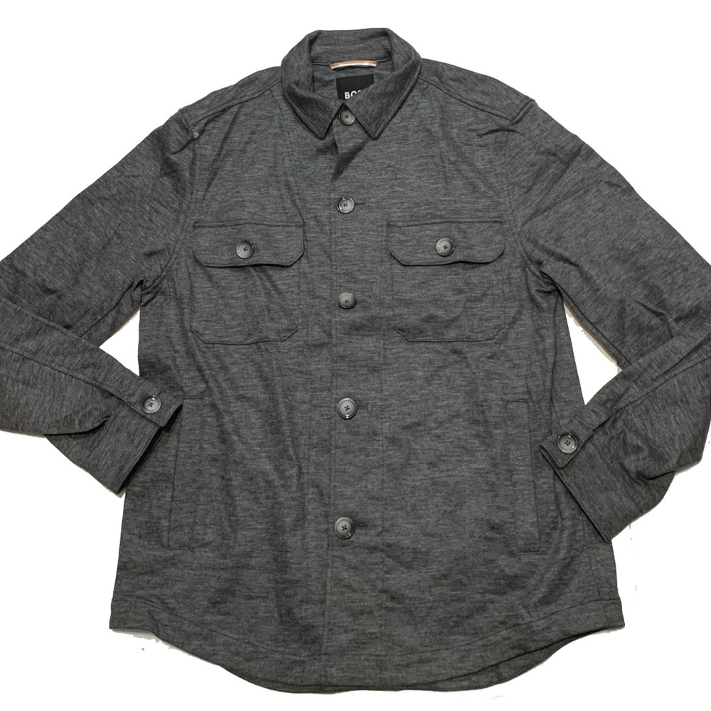 Boss Gray Overshirt Jacket